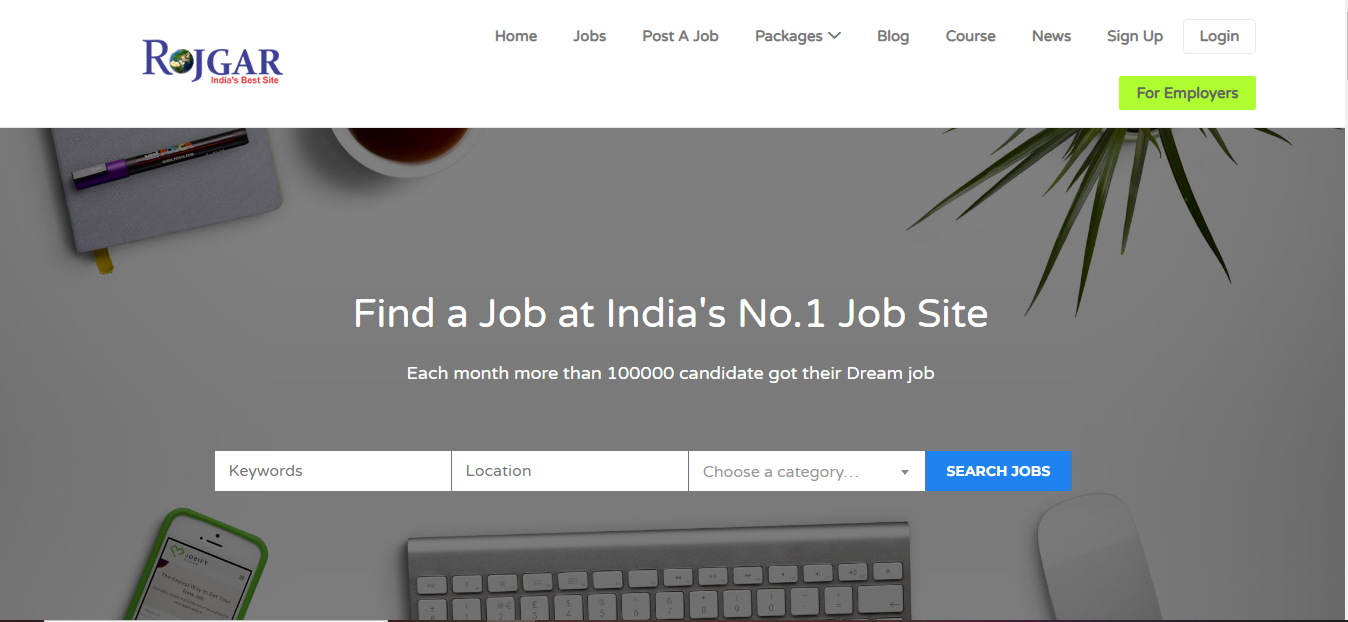 Free Job Portal India Search Job Top Recruiter Rojgar Hunt