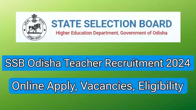 SSB Odisha PGT Recruitment 2024 Application for 1,061 Vacancy
