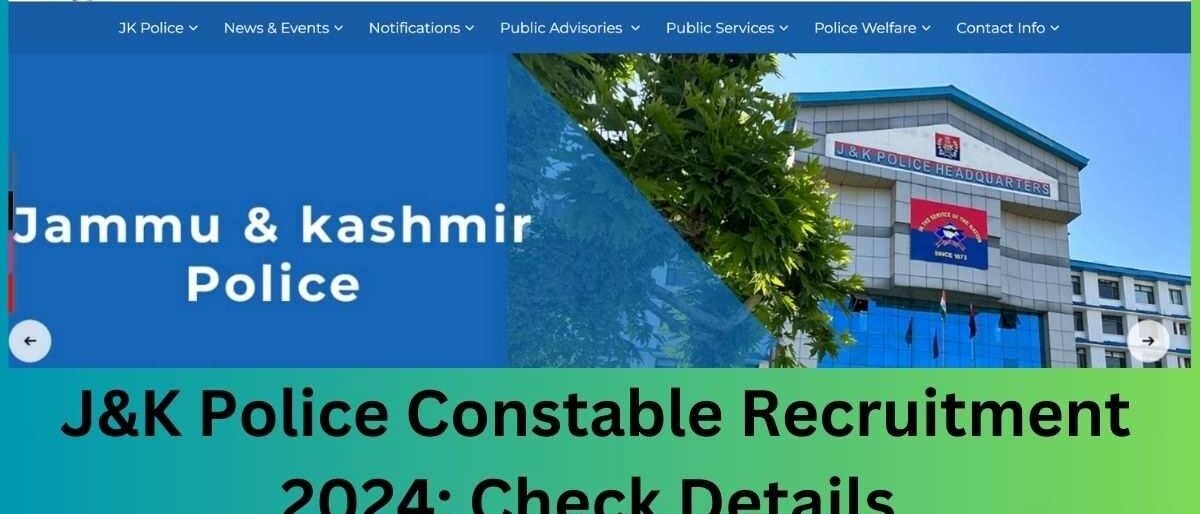 Jammu-Kashmir Police Recruitment 2024