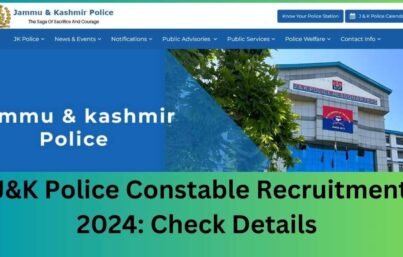 Jammu-Kashmir Police Recruitment 2024