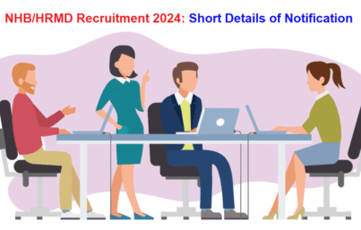 NHBHRMDRecruitment 2024 Jobs Vacancy, Job Details